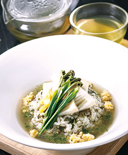「花(はな)ここち」と春野菜のあんかけご飯